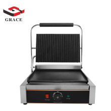 Hot Selling Commercial Single Electric Contact Panini Grill Sandwich Waffle Maker
